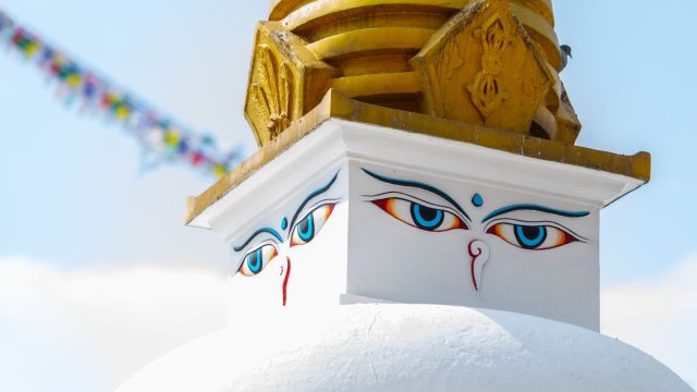Boudhanath Stupa in Kathmandu, Nepal