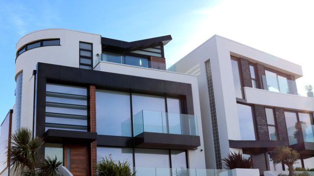 Commercial building exterior